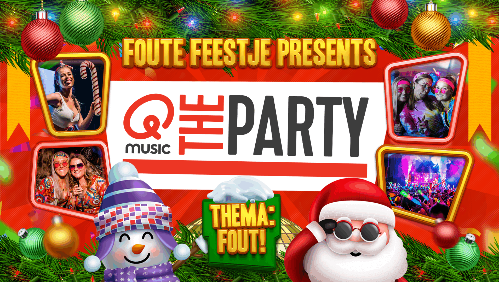Foute Feestje met Qmusic The Party
